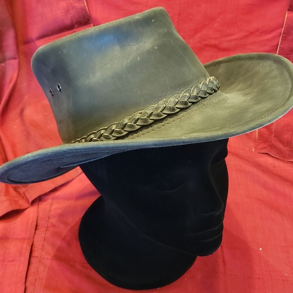 jackaroo leather hat